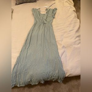 Jody of California Sage Green Bridesmaid Dress, Size small